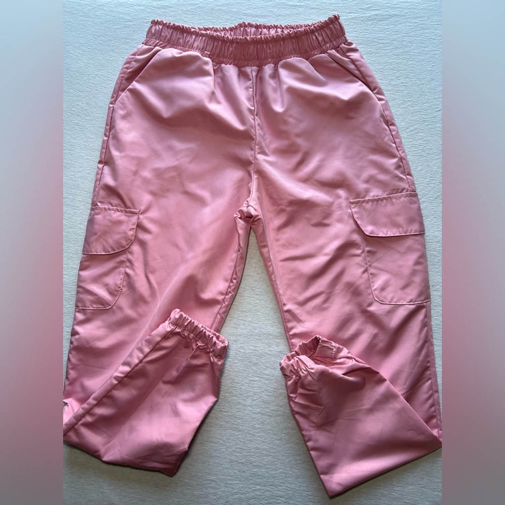 Pink Cargo Jogger Pant